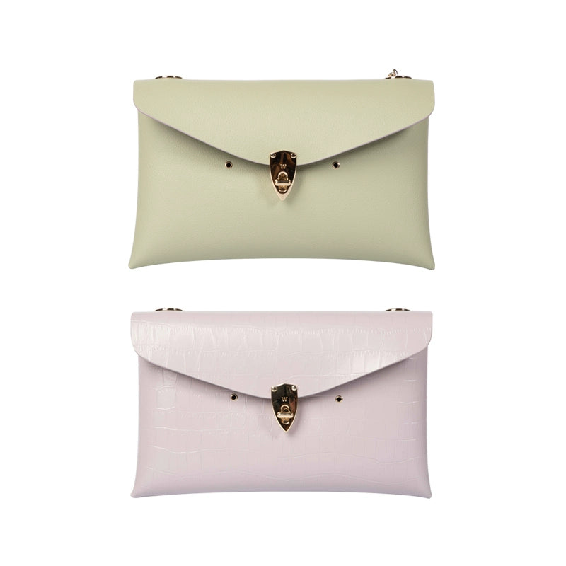 WANACCESSORY 2023 plum green red ti double-sided two-color face changing owl envelope bag crossbody bag