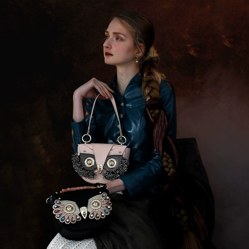 WANACCESSORY New Cowhide Women's Bag Fox Face changing Mask Bag Single Shoulder Crossbody Original Designer