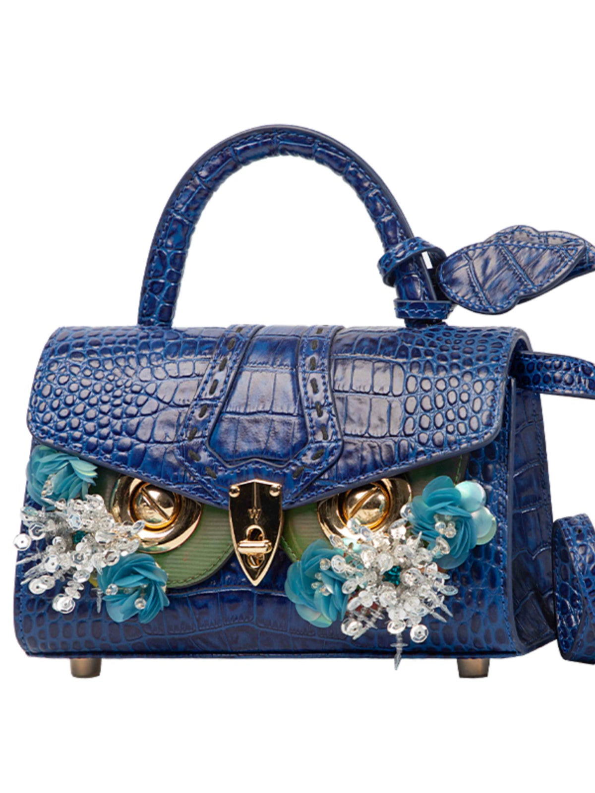 WANACCESSORY's new cowhide patent leather facelift owl crossbody handbag with original design