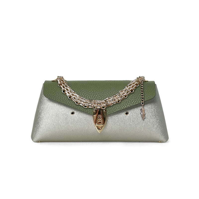 WANACCESSORY Wankou Manon double-sided color matching cowhide owl face changing small bag ALIAS series