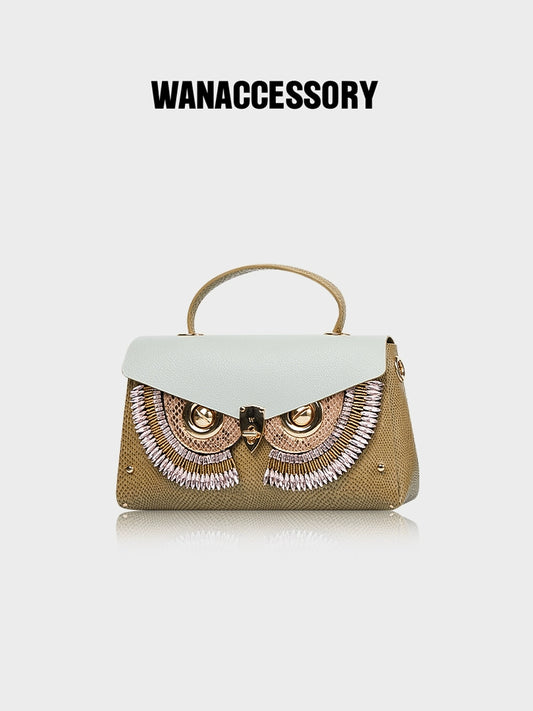 WANACCESSORY Wankory Owl Double Face Change Bag Tote Diagonal Bag PEEP Original Designer Brand