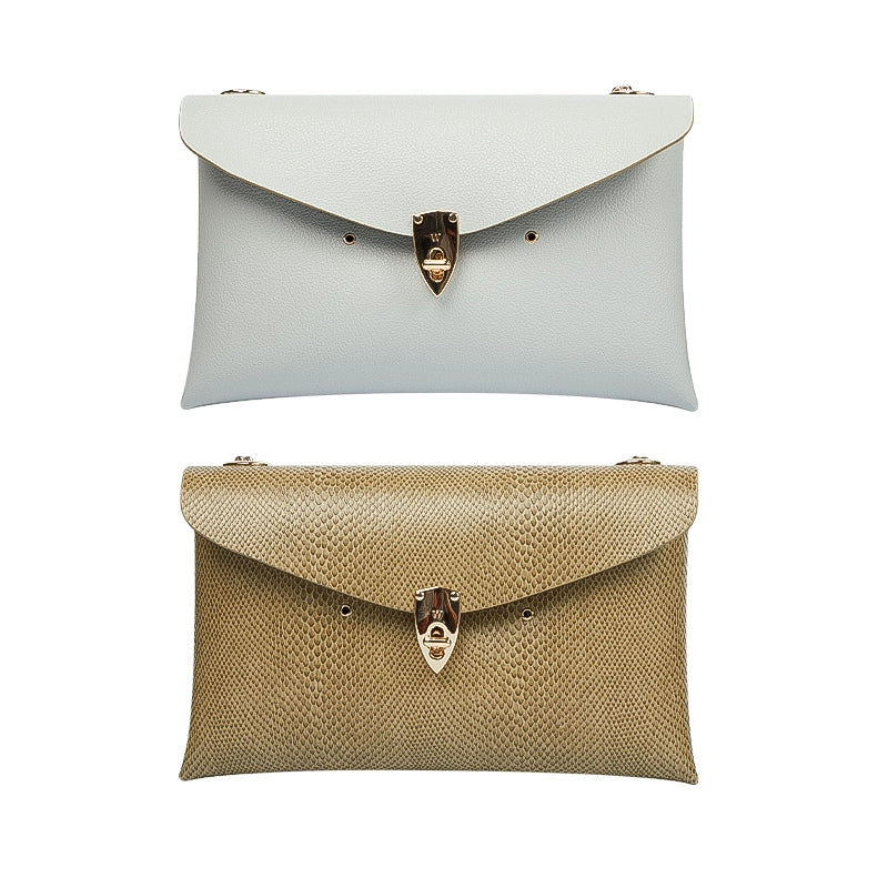 WANACCESSORY 2023 plum green red ti double-sided two-color face changing owl envelope bag crossbody bag
