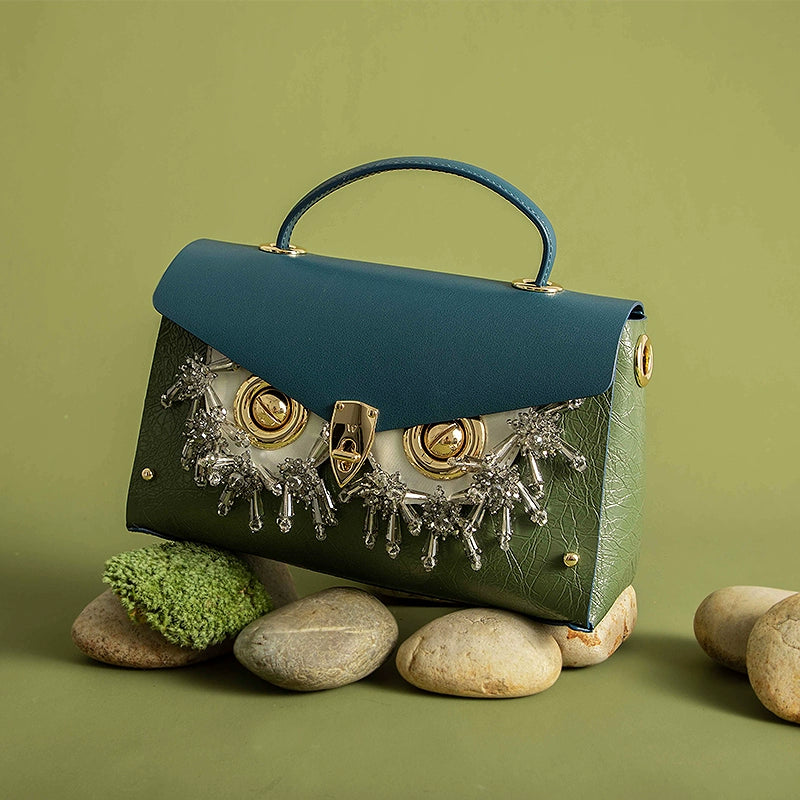 WANACCESSORY Wankou Owl double-sided face changing portable diagonal bag PEEP special original designer
