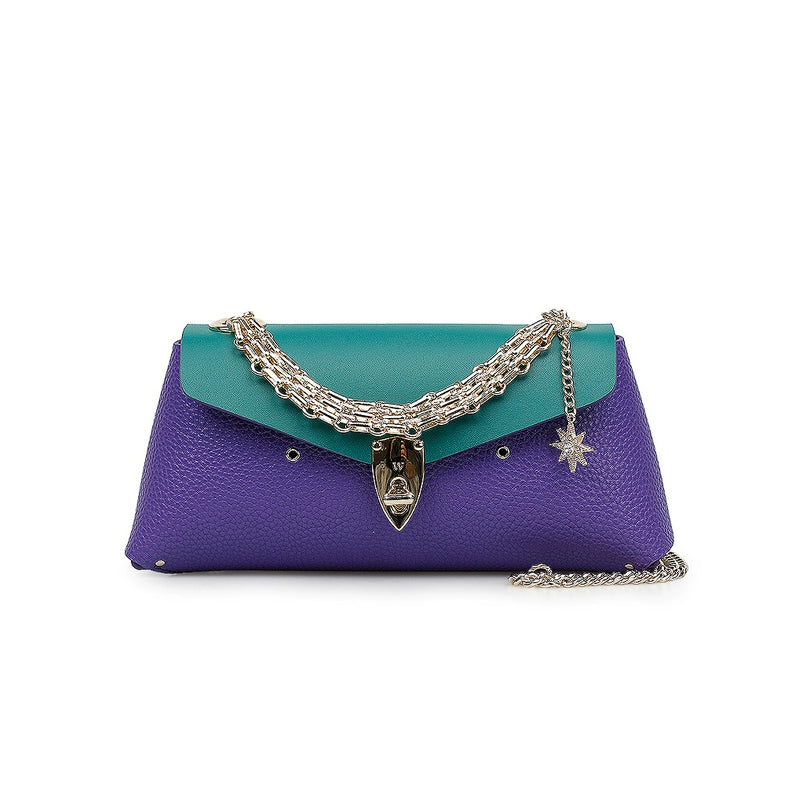WANACCESSORY Wankou Manon double-sided color matching cowhide owl face changing small bag ALIAS series