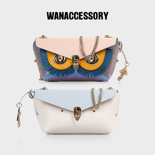 WANACCESSORY Wankou Owl Double sided Double color Face changing One shoulder Crossbody ZOID Zongzi Bag Original Design