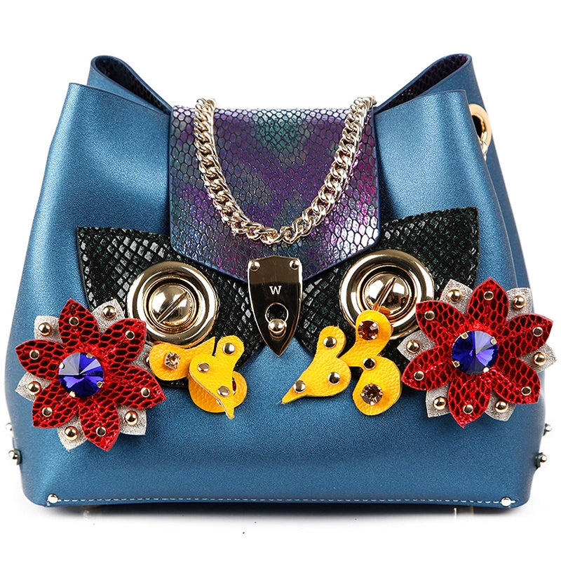 WANACCESSORY Double-sided Cowhide Face changing Bag BAQUET Small Bucket Bag Original Designer ALIAS