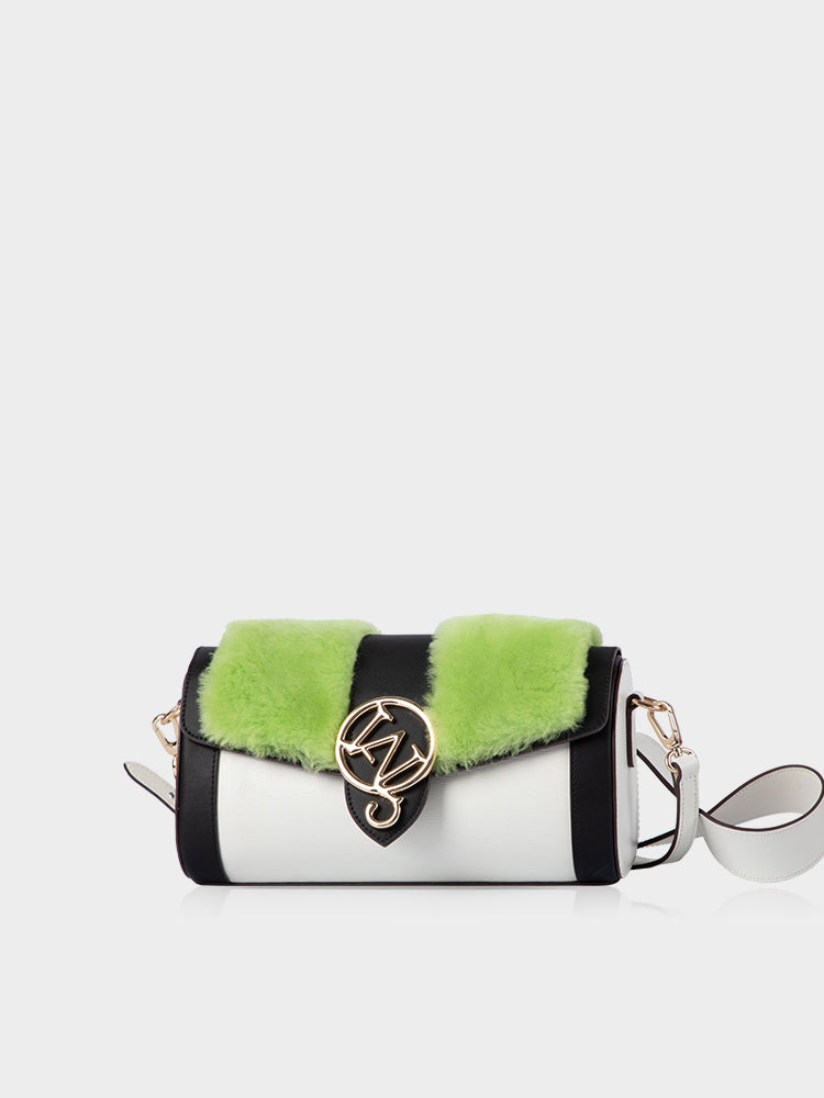 W-Rex Rabbit Fur Cross-body Bag