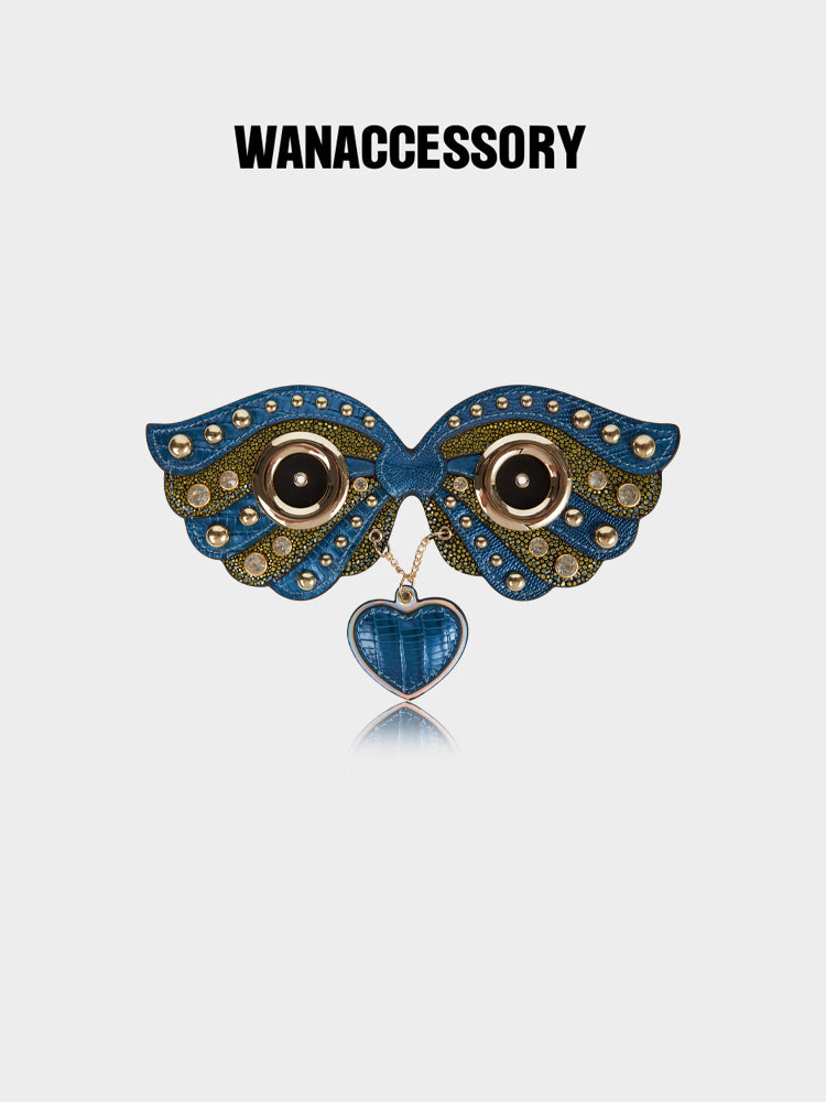 Mask-Pleated Skirt