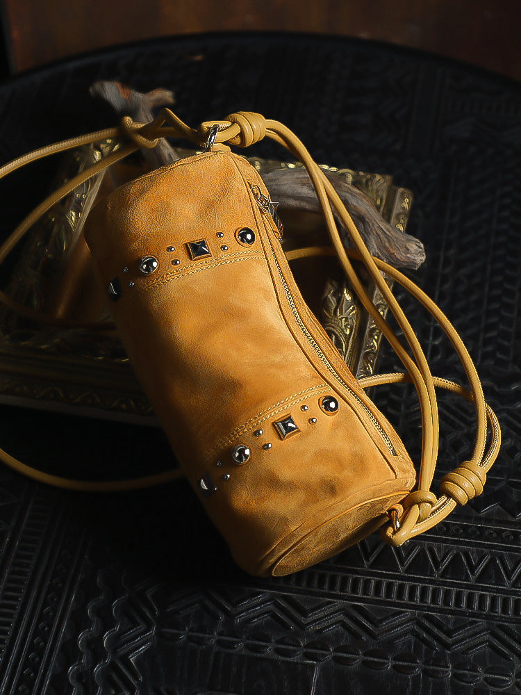 The Studded Cylinder Bag