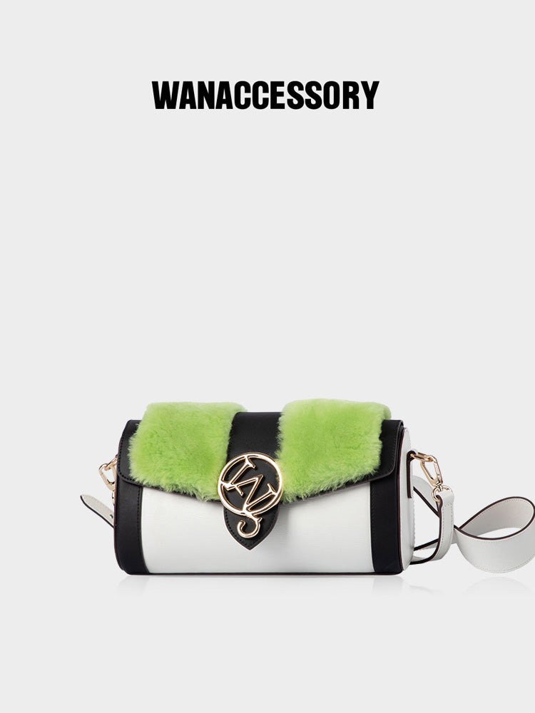 W-Rex Rabbit Fur Cross-body Bag