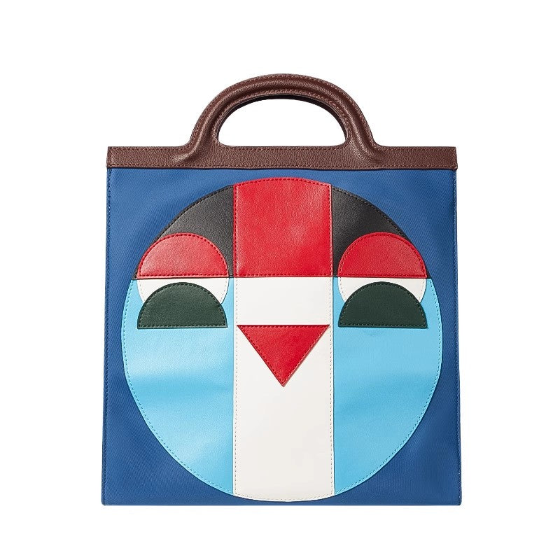 Geo-Collage Document Tote Bag