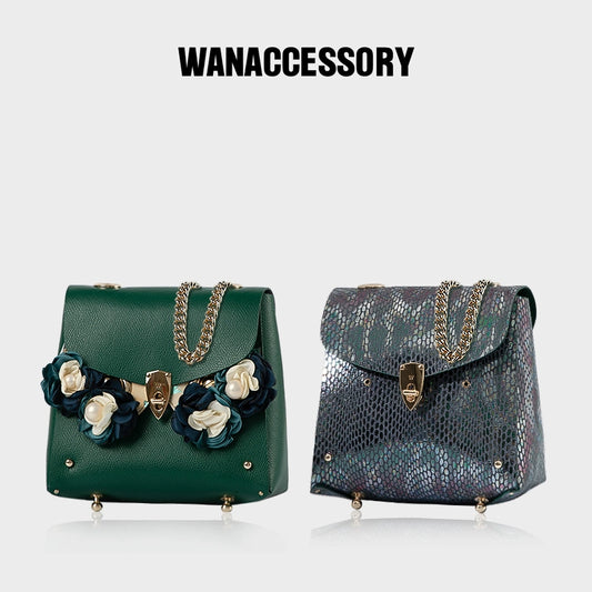 WANACCESSORY - Double sided cowhide facelift BOND crossbody bag with original design by Wan Kou ALIAS [Dawn]