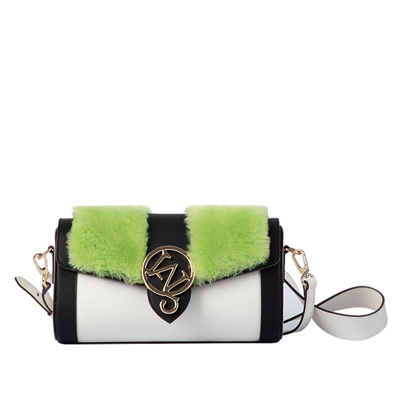 W-Rex Rabbit Fur Cross-body Bag