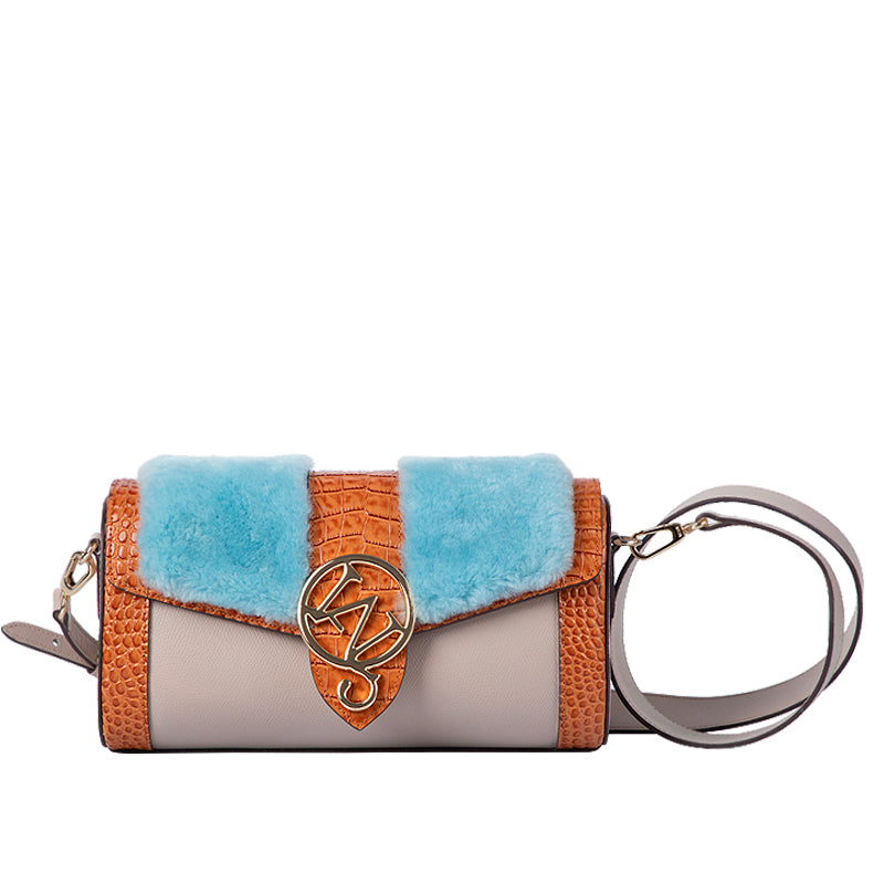 W-Rex Rabbit Fur Cross-body Bag